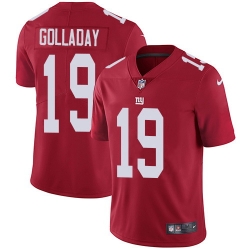 Youth Nike New York Giants 19 Kenny Golladay Red Stitched NFL Vapor Untouchable Limited Jersey