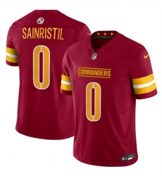Men Washington Commanders 0 Mike Sainristill Burgundy 2025 Draft F U S E Vapor Limited Stitched Football Jersey Men Washington Commanders 0 Mike Sainristill Burgundy 2025 Draft F U S E Vapor Limited Stitched Football Jersey