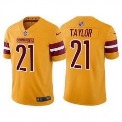 Men Washington Commanders 21 Sean Taylor Gold Vapor Untouchable Stitched Football jersey