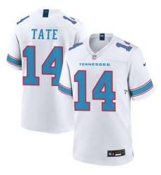 Men Tennessee Titans 14 Carnell Tate white Vapor Limited Stitched jersey Men Tennessee Titans 14 Carnell Tate white Vapor Limited Stitched jersey