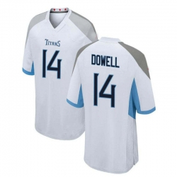 Tennessee Titans  14 Colton Dowell White Stitched Vapor Limited Football Jerseys