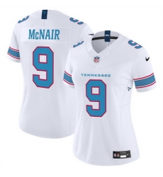 Women Tennessee Titans 9 Steve McNair White 2026 F U S E Vapor Limited Stitched Football Jersey Women Tennessee Titans 9 Steve McNair White 2026 F U S E Vapor Limited Stitched Football Jersey