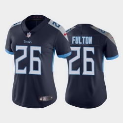 women kristian fulton tennessee titans navy vapor limited jersey 