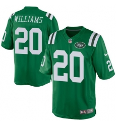Nike Jets 20 Marcus Williams Green Mens Stitched NFL Elite Rush Jersey