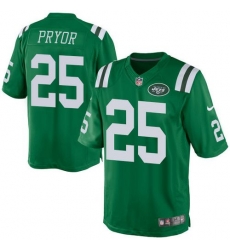 Nike Jets 25 Calvin Pryor Green Mens Stitched NFL Elite Rush Jersey
