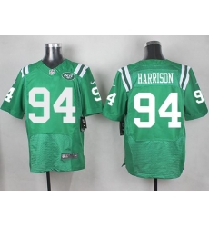 Nike Jets #94 Damon Harrison Green Mens Stitched NFL Elite Rush Jersey