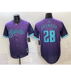 Men Arizona Diamondbacks 28 Nolan Arenado Purple 2025 City Connect Limited Stitched Baseball Jersey Men Arizona Diamondbacks 28 Nolan Arenado Purple 2025 City Connect Limited Stitched Baseball Jersey