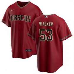 Men Arizona Diamondbacks 53 Christian Walker Red Cool Base Stitched Baseball Jersey