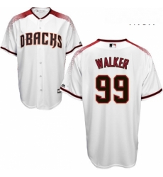 Mens Majestic Arizona Diamondbacks 99 Taijuan Walker Replica White Home Cool Base MLB Jersey