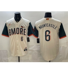 Men Baltimore Orioles 6 Ryan Mountcastle Natural 2026 City Connect Stadium Stitched Baseball Jersey Men Baltimore Orioles 6 Ryan Mountcastle Natural 2026 City Connect Stadium Stitched Baseball Jersey