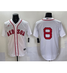 Men Boston Red Sox 8 Carl Yastrzemski White Cool Base Stitched Baseball Jersey Men Boston Red Sox 8 Carl Yastrzemski White Cool Base Stitched Baseball Jersey