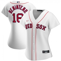 Boston Red Sox 16 Andrew Benintendi Nike Women Home 2020 MLB Player Jersey White