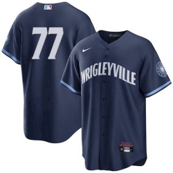 Men's 77 Neighborhood Chicago Cubs Wrigleyville City Connect Jersey