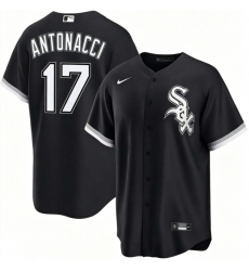 Men Chicago White Sox Sam Antonacci #17 Nike Black Away Limited Jersey Men Chicago White Sox Sam Antonacci #17 Nike Black Away Limited Jersey