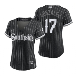 Women Chicago White Sox Southside Luis Gonzalez City Connect Replica Jersey