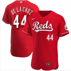 Men Cincinnati Reds 44 Elly De La Cruz Red Flex Base Stitched Baseball Jersey