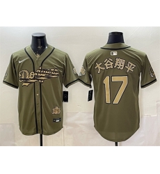 Men Los Angeles Dodgers 17 Shohei Ohtani Olive 2026 Armed Forces Day Stitched Baseball Jersey (2) Men Los Angeles Dodgers 17 Shohei Ohtani Olive 2026 Armed Forces Day Stitched Baseball Jersey (2)