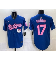 Men Los Angeles Dodgers 17 Shohei Ohtani Royal 2025 Hello Kitty Vapor Limited Stitched Baseball Jersey Men Los Angeles Dodgers 17 Shohei Ohtani Royal 2025 Hello Kitty Vapor Limited Stitched Baseball Jersey