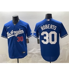 Men Los Angeles Dodgers 30 Dave Roberts Royal Alternate Stadium Stitched Baseball Jersey Men Los Angeles Dodgers 30 Dave Roberts Royal Alternate Stadium Stitched Baseball Jersey