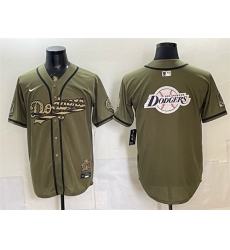 Men Los Angeles Dodgers Team Big Logo Olive 2026 Armed Forces Day Stitched Baseball Jersey Men Los Angeles Dodgers Team Big Logo Olive 2026 Armed Forces Day Stitched Baseball Jersey