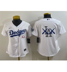 Women Los Angeles Dodgers Team Big Logo White Vapor Premier Limited Stitched Baseball Jersey Women Los Angeles Dodgers Team Big Logo White Vapor Premier Limited Stitched Baseball Jersey