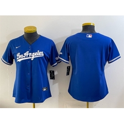 Youth Los Angeles Dodgers Blank Royal Alternate Stadium Stitched Baseball Jersey