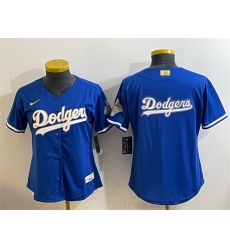 Youth Los Angeles Dodgers Team Big Logo Royal 2026 Alternate Gold Collection Stadium Stitched Baseball Jersey