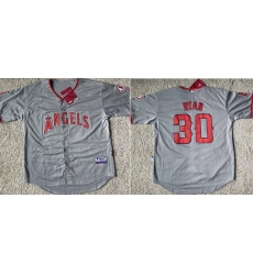 Men Los Angeles Angels Nolan Ryan #30 Majestic Gray Classic Stitched MLB Jersey Men Los Angeles Angels Nolan Ryan #30 Majestic Gray Classic Stitched MLB Jersey