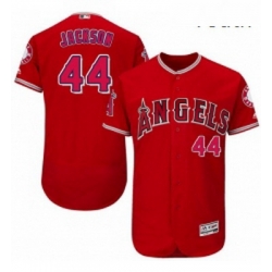 Youth Majestic Los Angeles Angels of Anaheim 44 Reggie Jackson Authentic Red Alternate Cool Base MLB Jersey