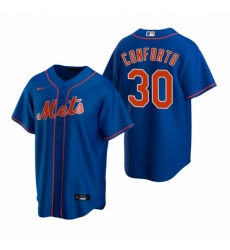 Mens Nike New York Mets 30 Michael Conforto Royal Alternate Stitched Baseball Jerse