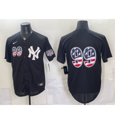 Men New York Yankees 99 Aaron Judge Black USA 250 Fourth of July Stitched Baseball Jersey Men New York Yankees 99 Aaron Judge Black USA 250 Fourth of July Stitched Baseball Jersey