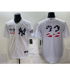 Men New York Yankees  Don Mattingly White 2026 USA 250 Fourth of July Home Stadium Stitched Baseball Jersey