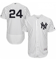 Mens Majestic New York Yankees 24 Gary Sanchez White Home Flexbase Authentic Collection MLB Jersey