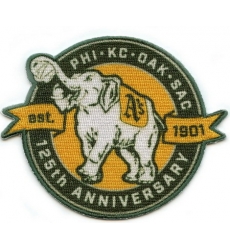 Men Oakland Athletics 125th Anniversary Patch Biaog Men Oakland Athletics 125th Anniversary Patch Biaog