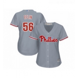 Womens Philadelphia Phillies 75 Francisco Rodriguez Replica Red Alternate Cool Base Baseball Jersey 