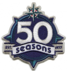 Youth Seattle Mariners 50th Anniversary Patch Biaog Youth Seattle Mariners 50th Anniversary Patch Biaog