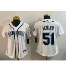 Youth Seattle Mariners 51 Ichiro Suzuki White Cool Base Stitched Baseball Jersey Youth Seattle Mariners 51 Ichiro Suzuki White Cool Base Stitched Baseball Jersey