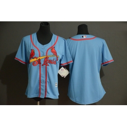 Cardinals Blank Women Light Blue Flexbase Jersey