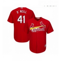 Youth St Louis Cardinals 41 Tyler O Neill Replica Red Alternate Cool Base Baseball Jersey 