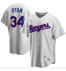 Rangers 34 Nolan Ryan White 2020 Nike Cool Base Jersey