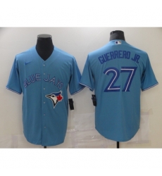 Men's Nike Toronto Blue Jays #27 Vladimir Guerrero Jr. Blue Stitched Baseball Jersey