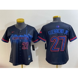 Youth Toronto Blue Jays 27 Vladimir Guerrero Jr  Navy 2024 City Connect Limited Stitched Baseball Jersey