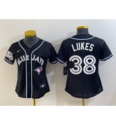 Youth Toronto Blue Jays 38 Nathan Lukes 2026 Fashion Replica Black Out 50 Seasons Youth Toronto Blue Jays 38 Nathan Lukes 2026 Fashion Replica Black Out 50 Seasons