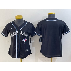 Youth Toronto Blue Jays Blank 2026 Fashion Replica Black Out Stitched Baseball Jersey