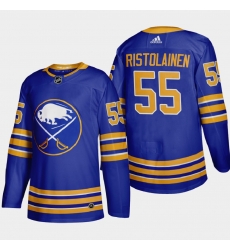 Buffalo Sabres 55 Rasmus Ristolainen Men Adidas 2020 21 Home Authentic Player Stitched NHL Jersey Royal Blue