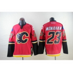 NHL Calgary Flames #23 Sean Monahan Red Stitched Jerseys