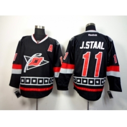 NHL Carolina Hurricanes #11 Jordan Staal Black Jerseys(Third Stitched)