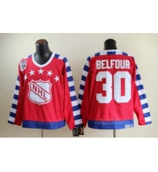 Chicago Blackhawks #30 ED belfour all star 75th Anniversary red CCM Jersey