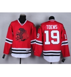 NHL Chicago Blackhawks #19 Jonathan Toews Stitched red jersey[2014 new]