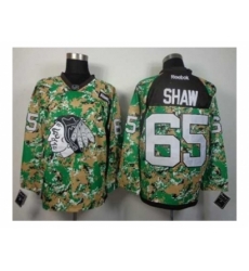 NHL Jerseys Chicago Blackhawks #65 Shaw camo